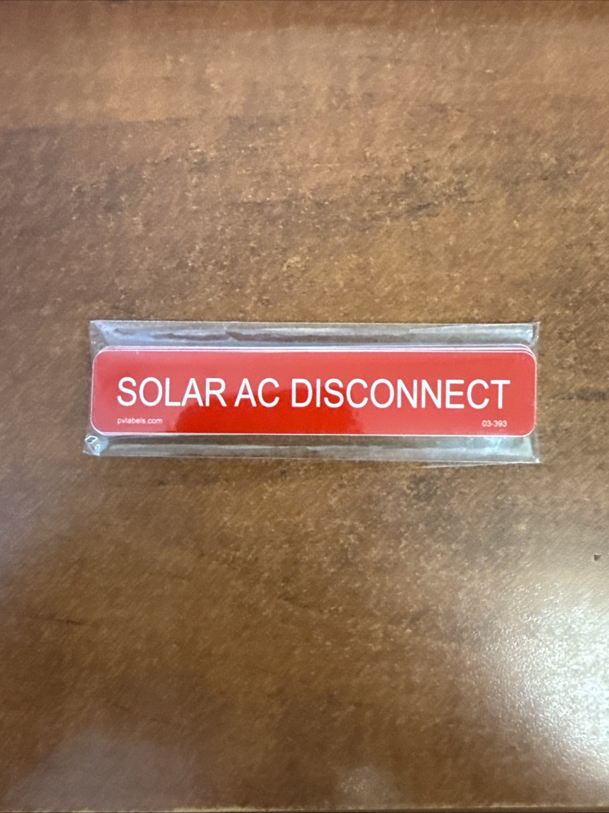 3/4″ x 4″ SOLAR AC DISCONNECT Labels 03-323 Solar PV Sticker Pack of 10 USA