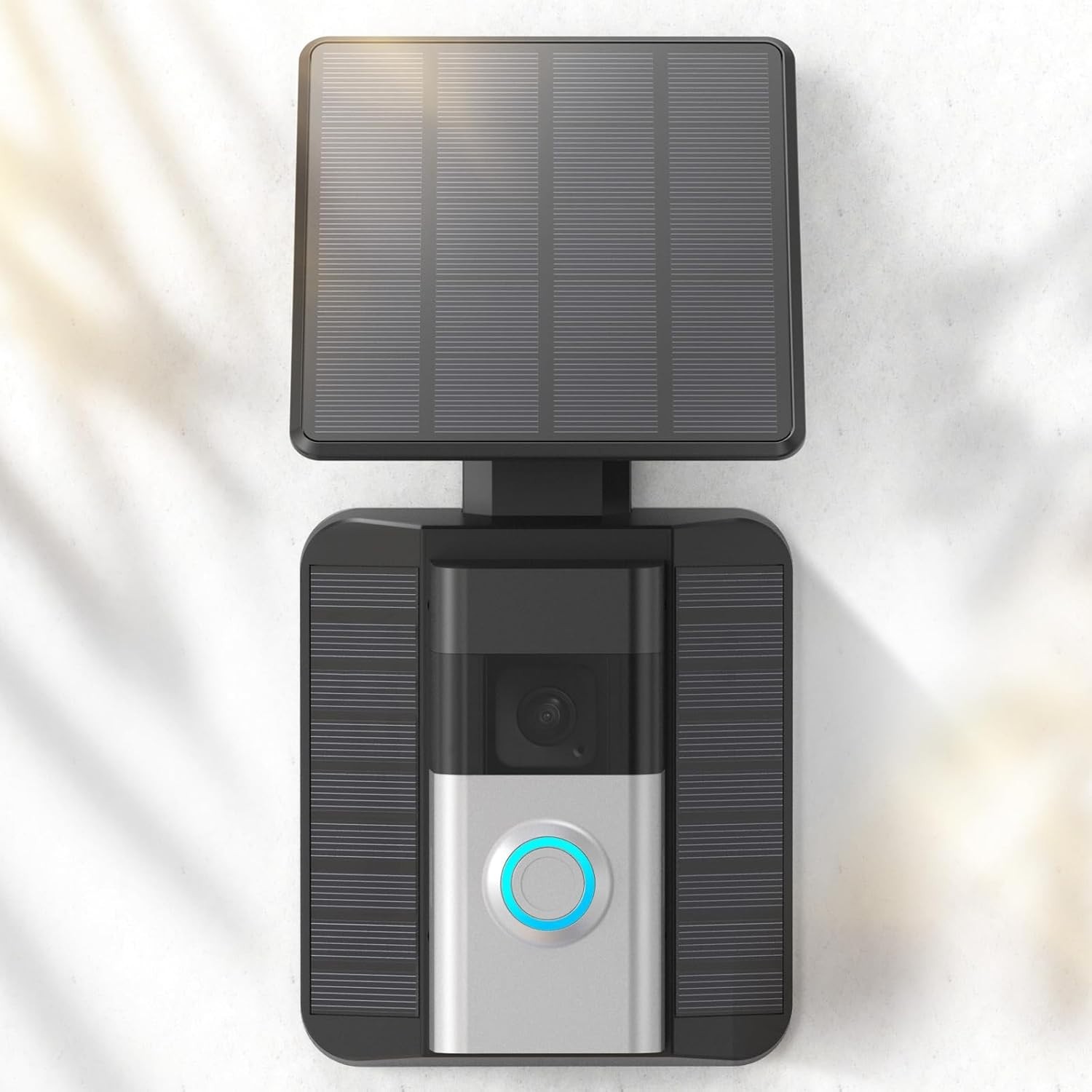 Solar Charger Compatible for Ring Video Doorbell 3/3 Plus/4/Battery Doorbell Plu
