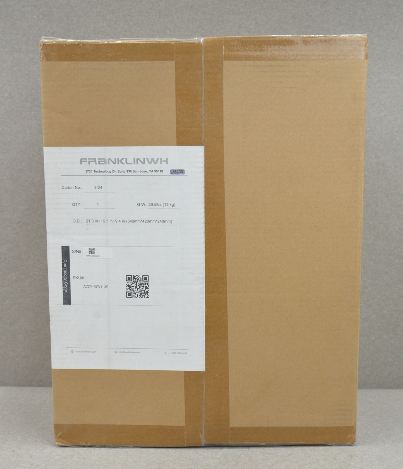 FranklinWH Tech aPbox ACCY-RCV1-US Remotely & Automatically Manage
