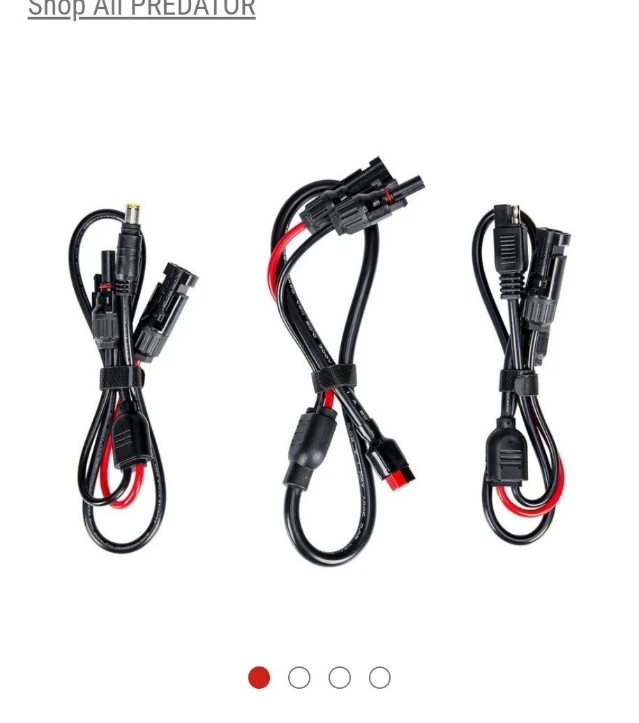 MC4 Connector Solar Panel Cable Kit, 3-Piece