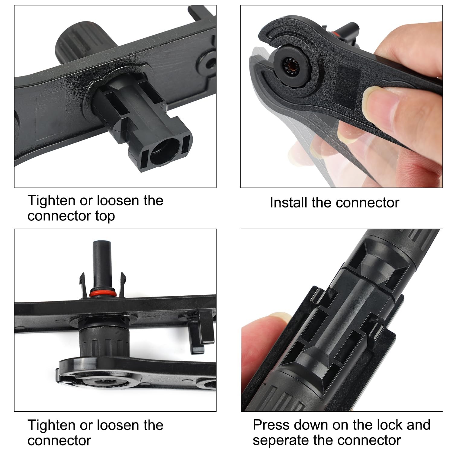 20Pairs/40PCS Solar Panel Connectors MC4 Male & Female Solar Cable Connectors…