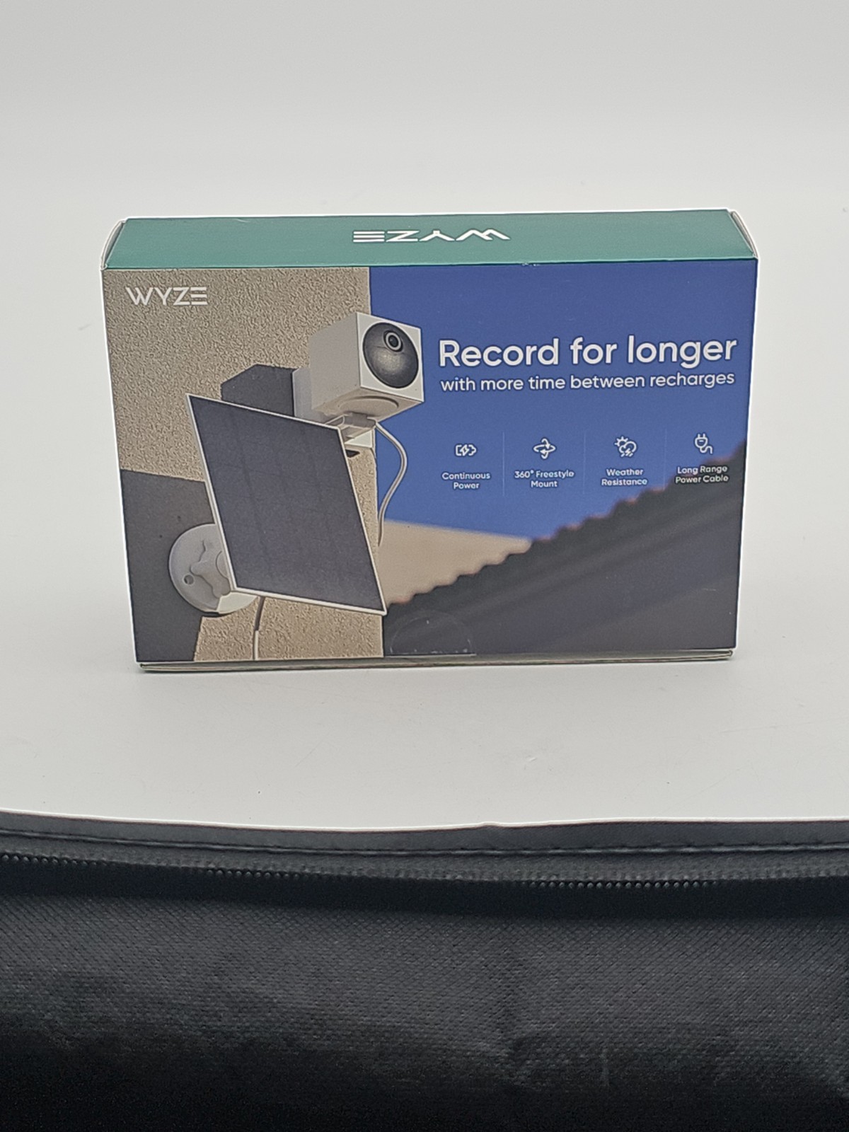 Wyze Weatherproof Solar Panel Charger for Wyze Outdoor/Battery Pro Cameras