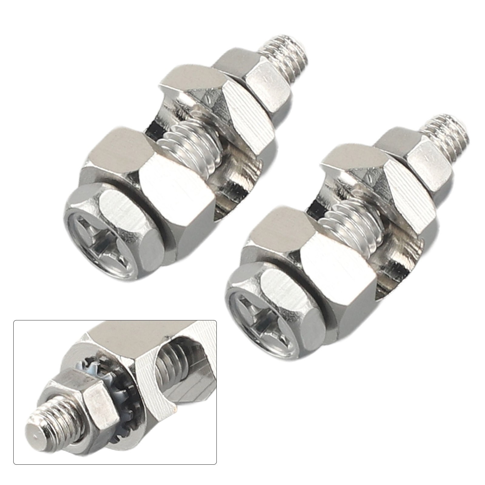 2X Solar Grounding Lug Solar Panel Fasteners Wire Clip Protection Grounding