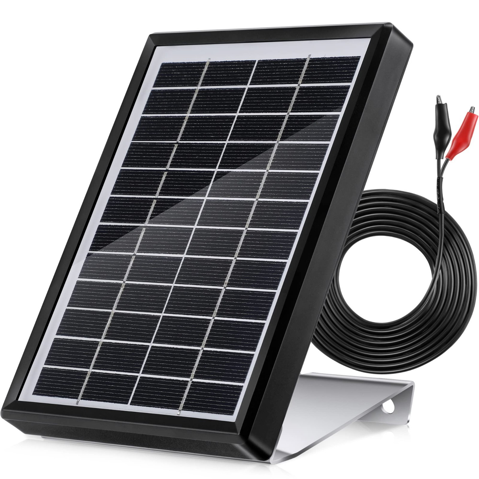 6V 3.5W Solar Panel Charger for Deer Feeder, Waterproof Outdoor Battery Charger,