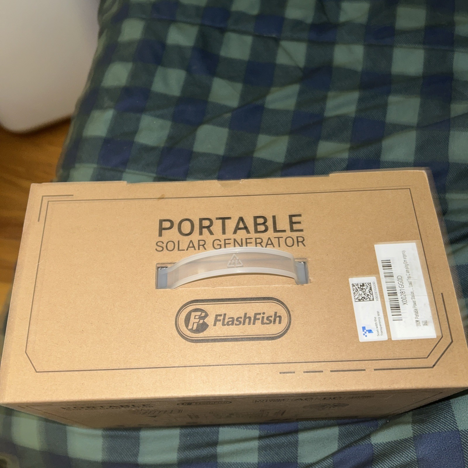 Flashfish 200W Portable Power Station, 40800mAh Solar Generator, E200