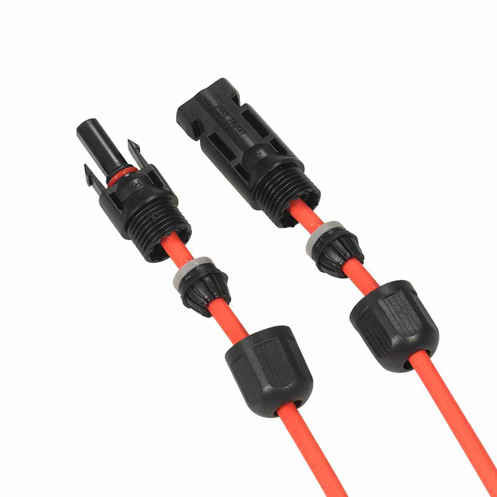 10AWG Solar Extension Cable 10ft Black +10ft Red