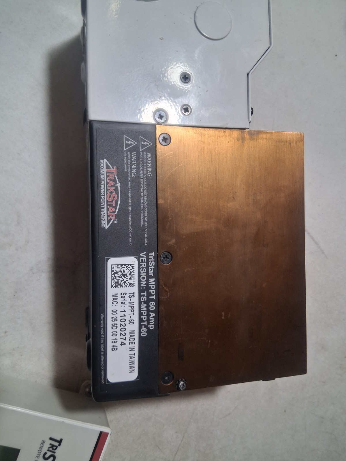 Morningstar Tristar 60a Solar Charge Controller – White TS-MPPT-60