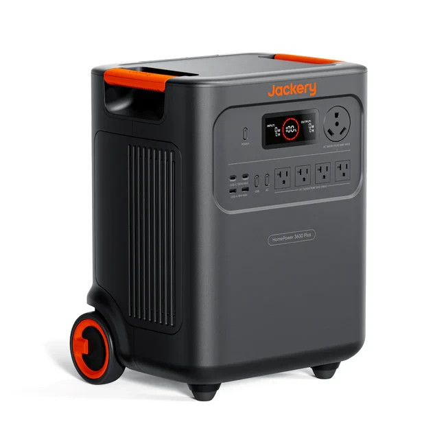 Jackery HomePower 3600 Plus Power Station with SolarSaga 500 X Solar Panel