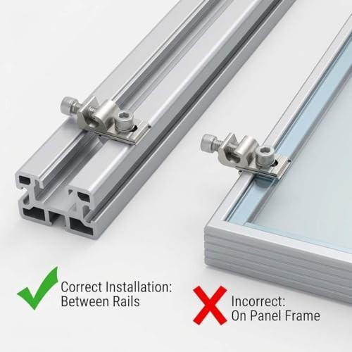 Grounding Lug 6.7mm – Aluminum Alloy Connector for Solar Roof, Ground Mount & Ca