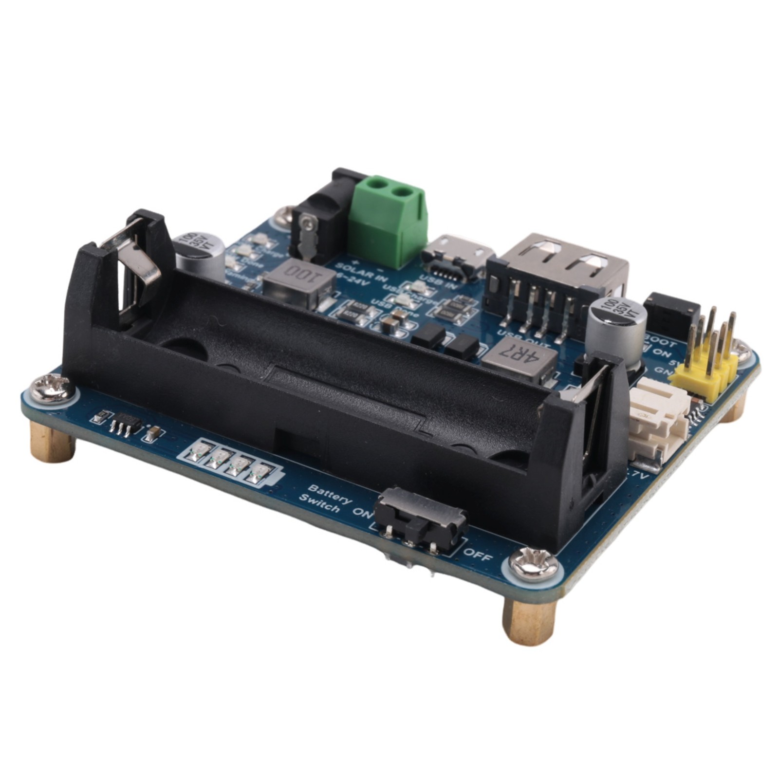 Solar Management Module for 6V-24V Solar Panel,Supports MPPT Function,USB4185
