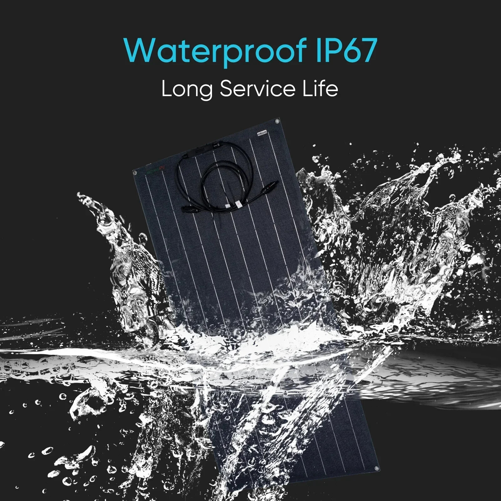 200W 800W Watt 12V Mono Flexible Portable Solar Panel for Camping RV Marine Boat