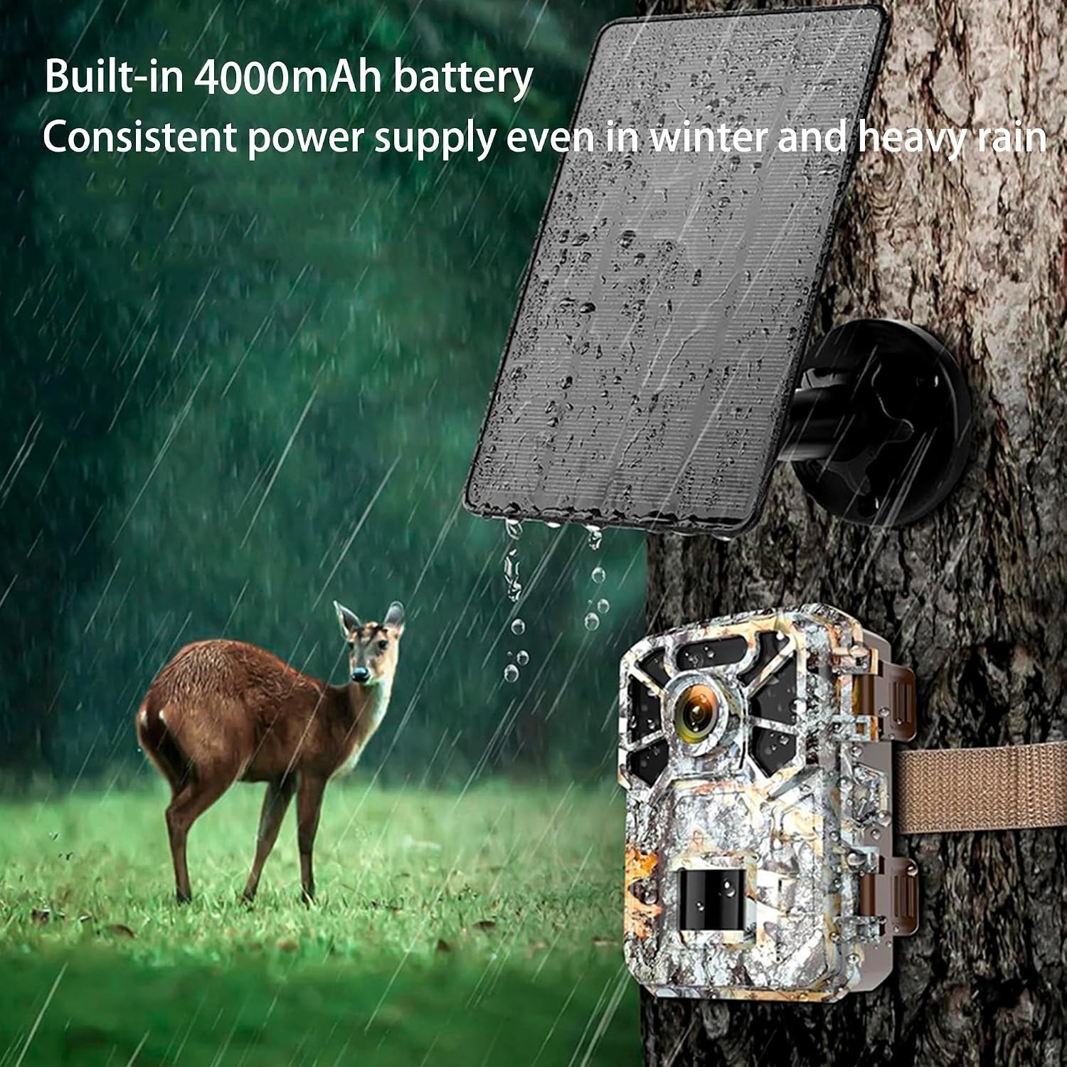 Solar Panel for Trail Cameras 12V/1A 6V/1.5A Waterproof
