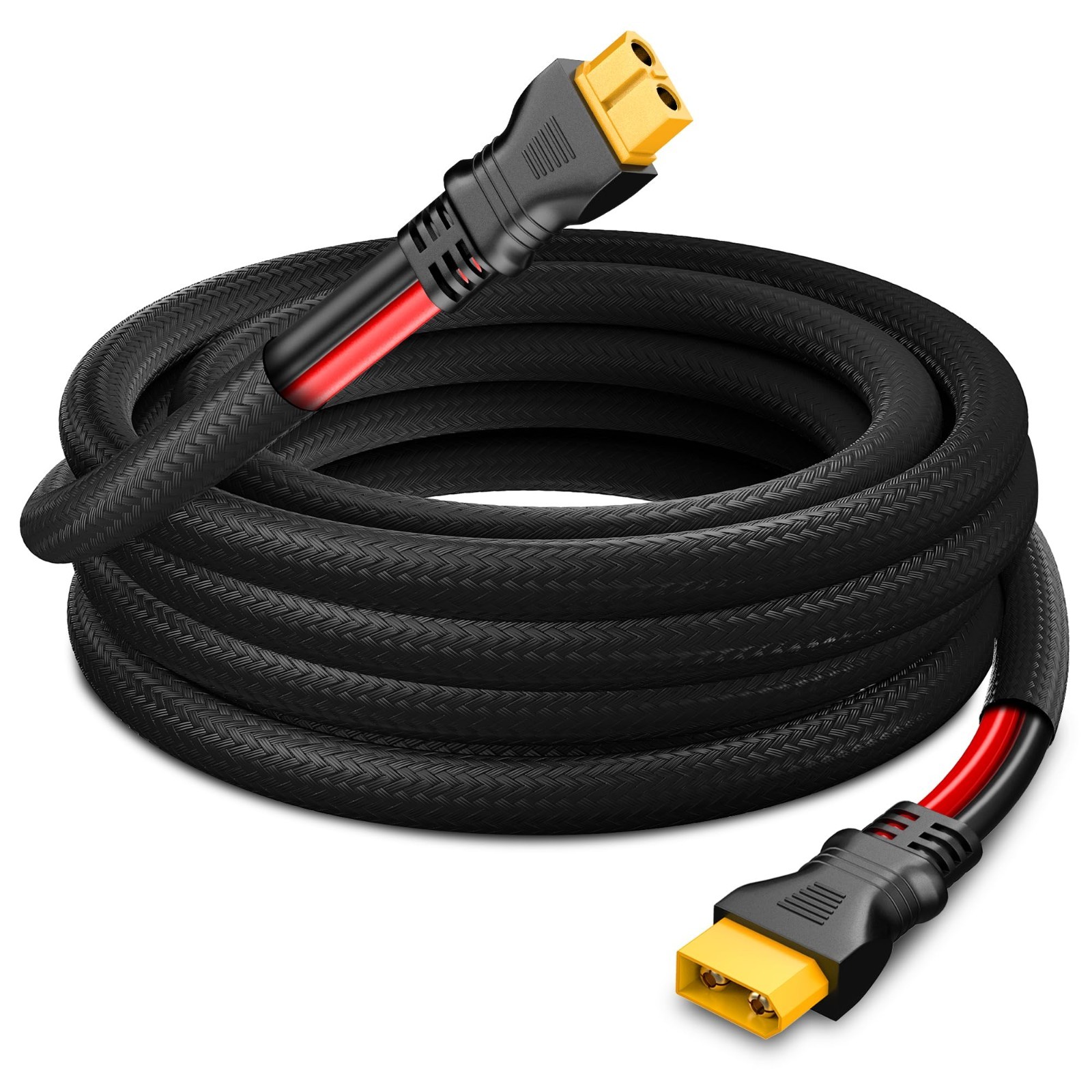 XT60 Extension Cable 12AWG 6FT – Male to Female Adapter, Flame Retardant Sleeve,