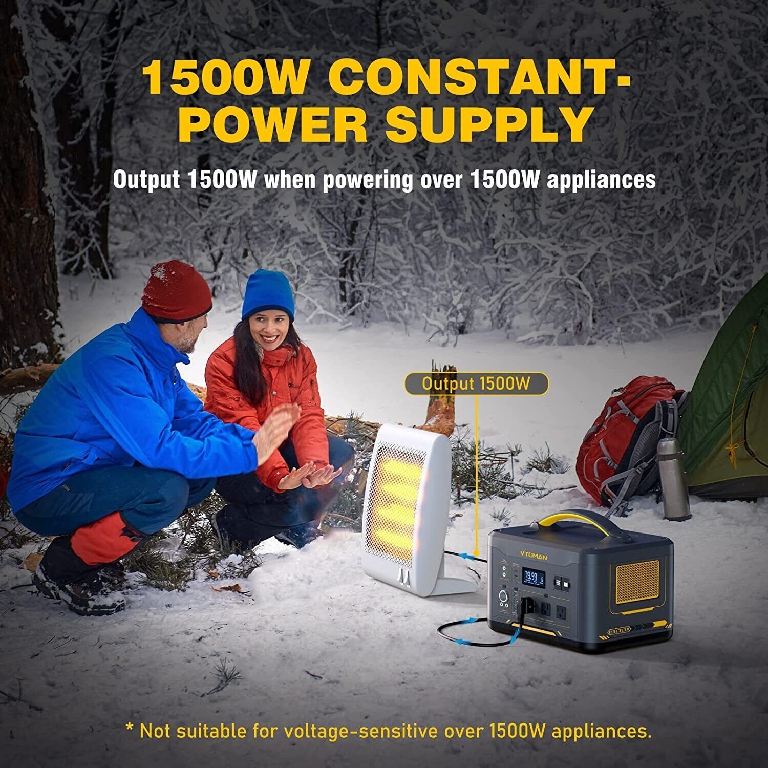 VTOMAN Jump 1500X USB Portable Power Station, 828Wh LiFePO4 Generator MSRP $1499