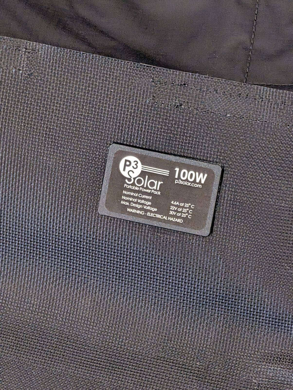 New P3Solar 100W Portable Solar Panel Charger 18025 I-100W-12V-96 16x ICI 6-Cell