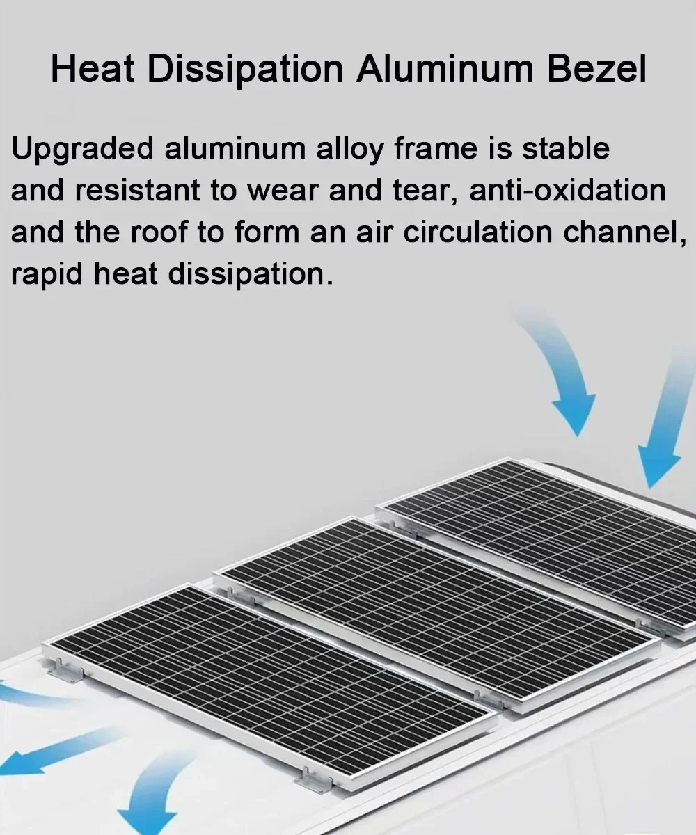 4/8Pcs Solar Photovoltaic Brackets Solar Panel Aluminum Mounting Bracket Kits Ro