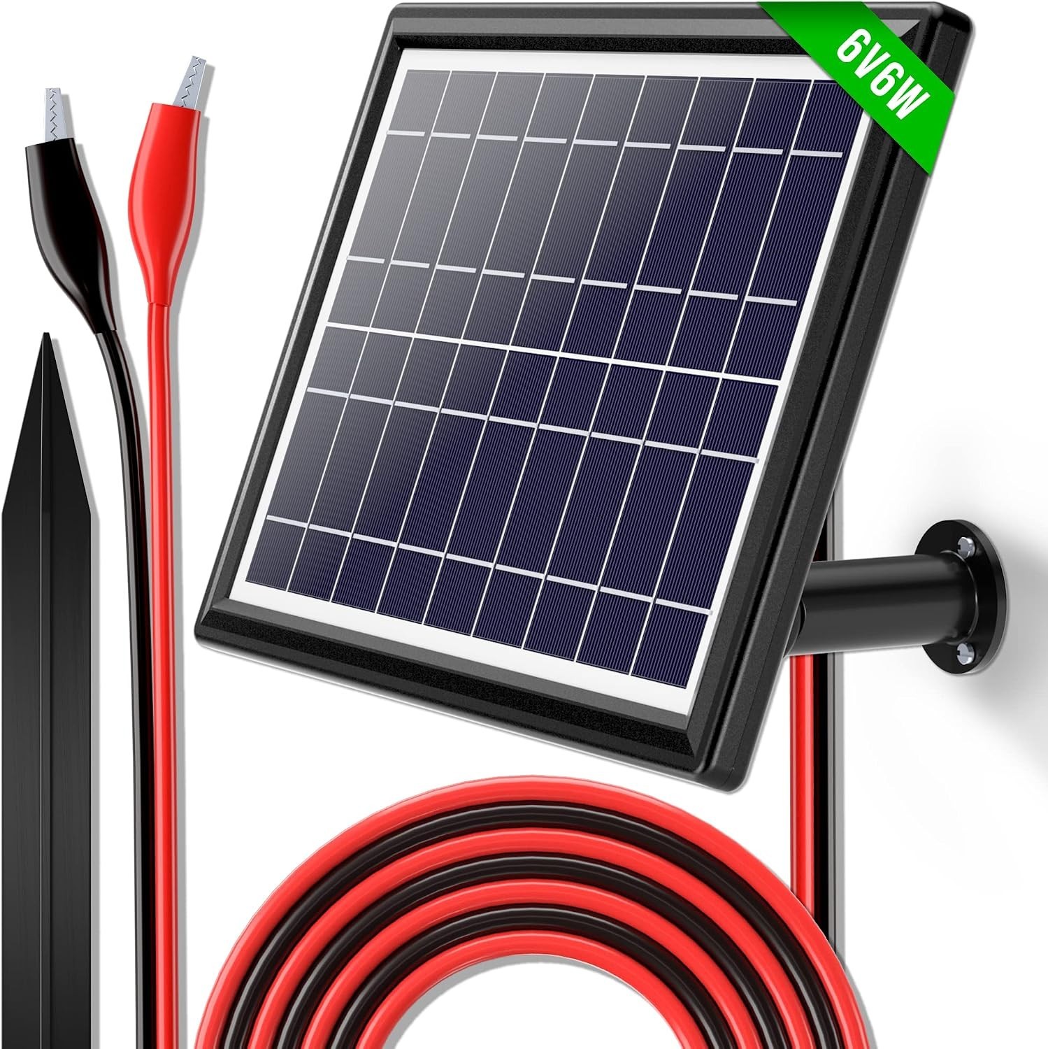 High Efficiency 6V Solar Charger – Deer Feeder & Gate Opener