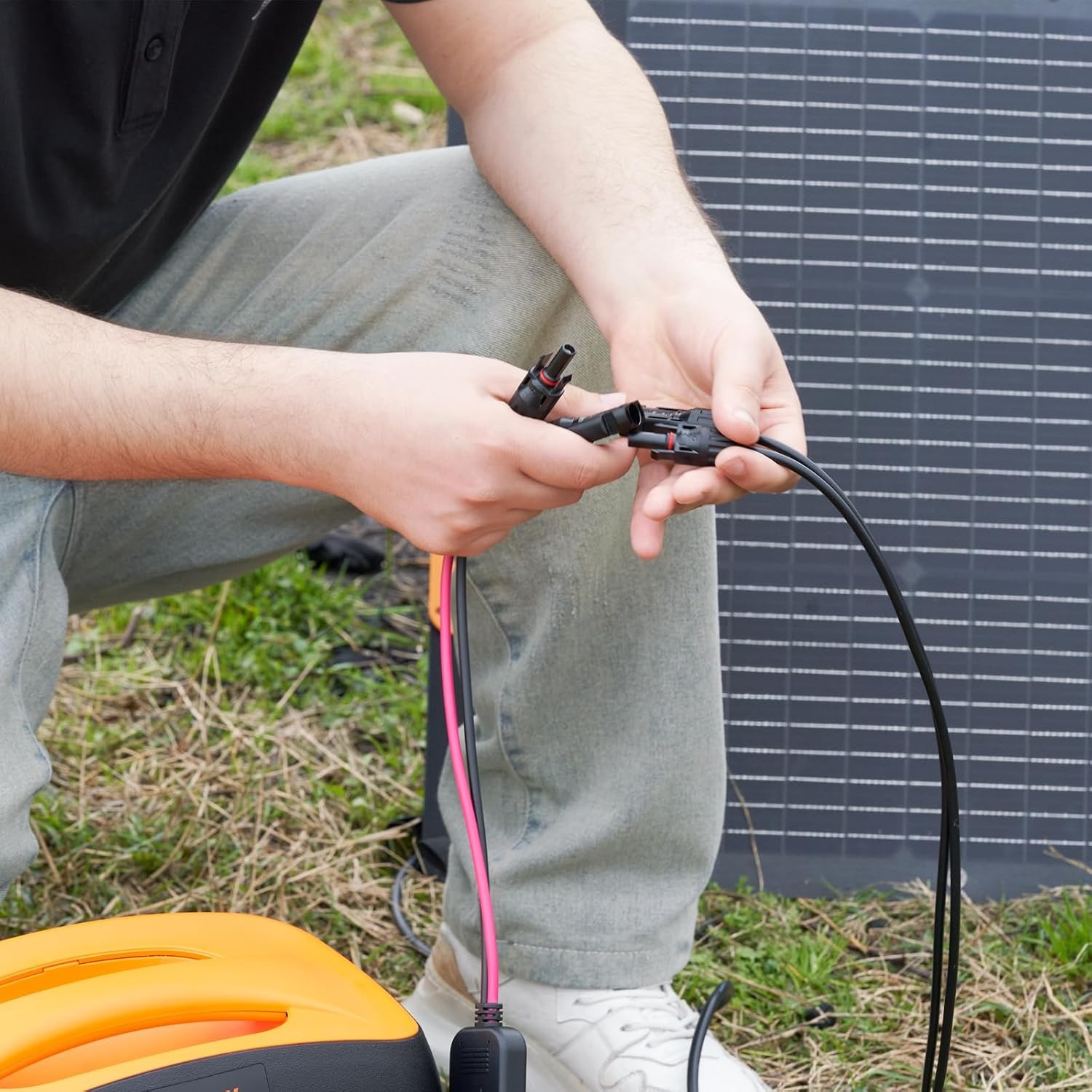 6-in-1 Solar Connector Kit with Female and Male Connectors, Universal Solar Adap