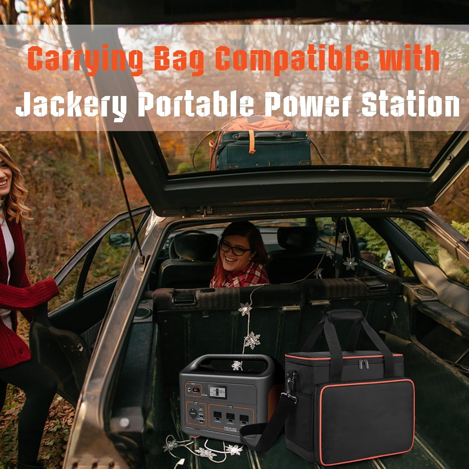 Adjustable Shoulder Strap Case for Jackery Explorer 500 – Lightweight & Durable