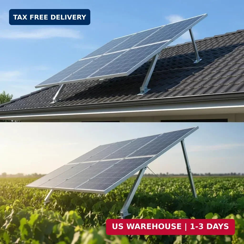 Adjustable Solar Panel Tilt Mount Brackets, Aluminum Alloy Solar Panel Mounting