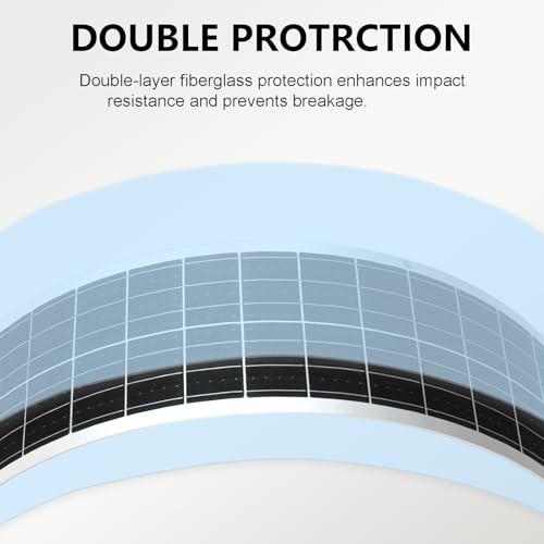 12 Volts 50 Watts Flexible Solar Panel monocrystalline Portable 50 watts