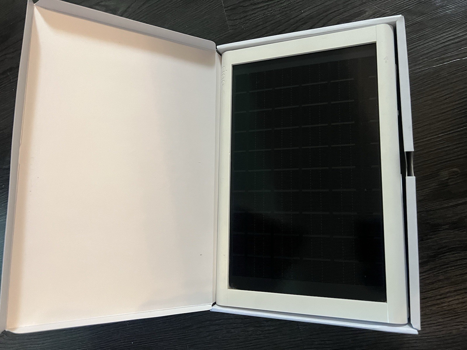 Ring White Solar Panel Rechargeable For Ring Cameras
