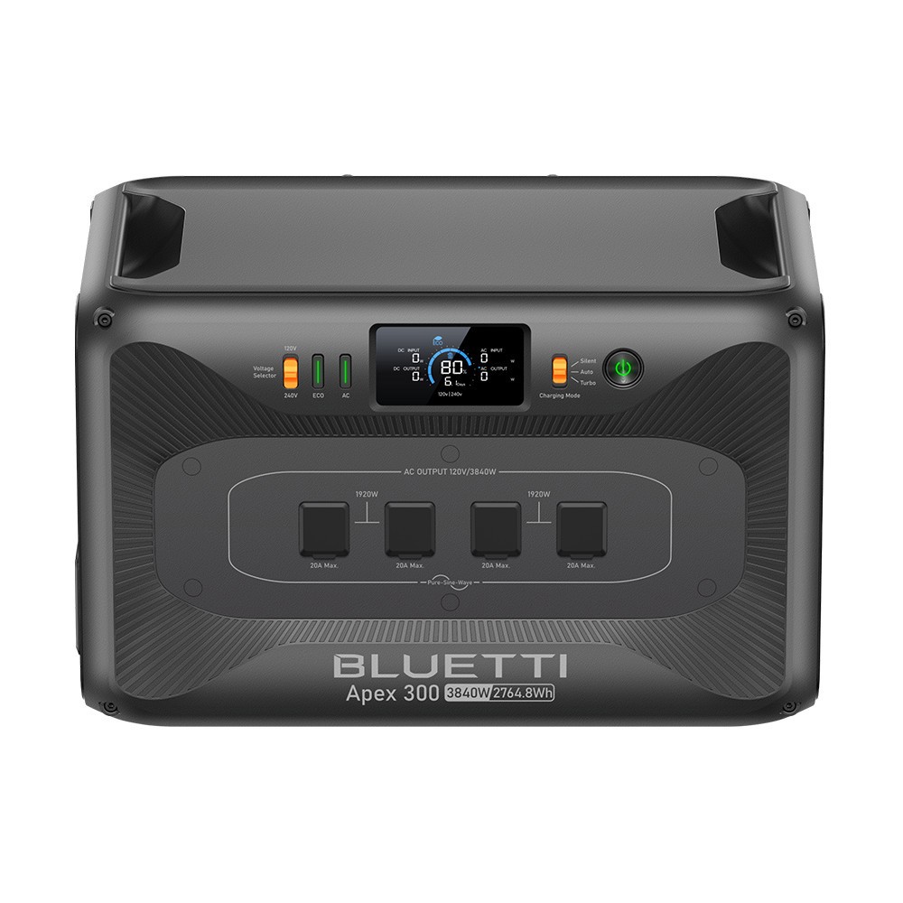 BLUETTI Apex 300 2764Wh 3840W Portable Power Station Expandable for Backup