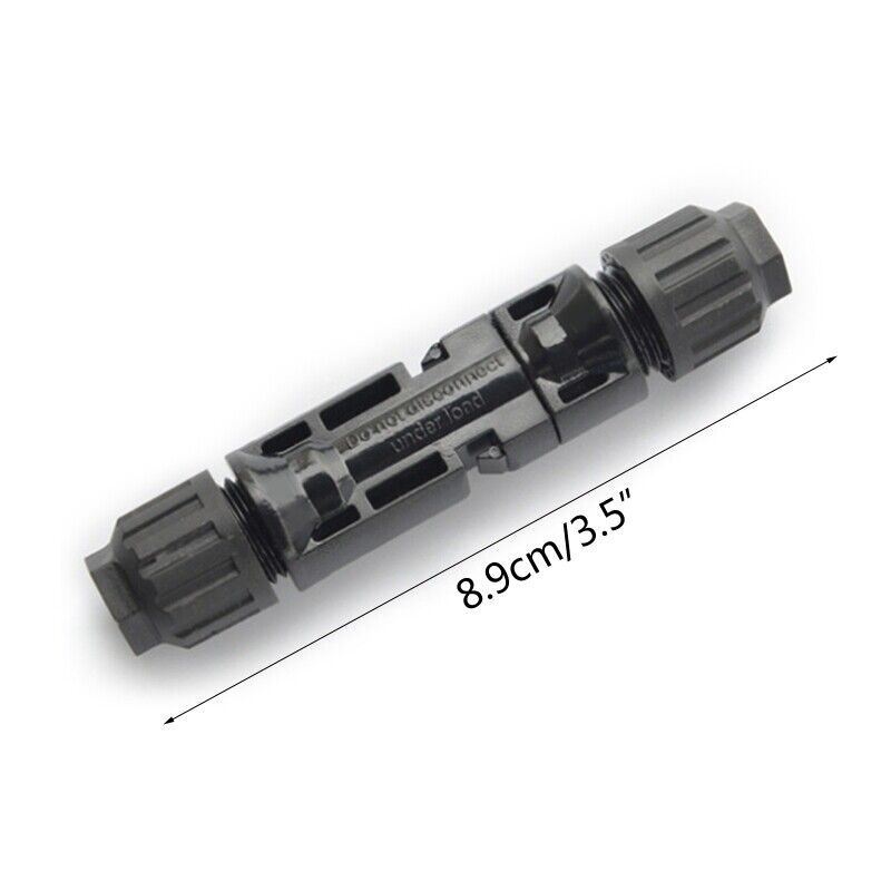 5 Pairs Solar Panel Cable Wire Connectors Adapter Male Female Kit Waterproof 30A