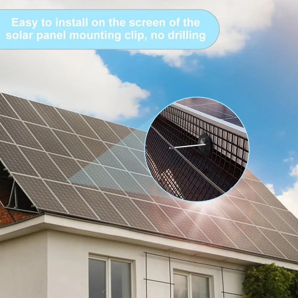 10/50/100/150/200/300Pcs Solar Panel Bird Guard Guard Fastener ClipsBird Solar P
