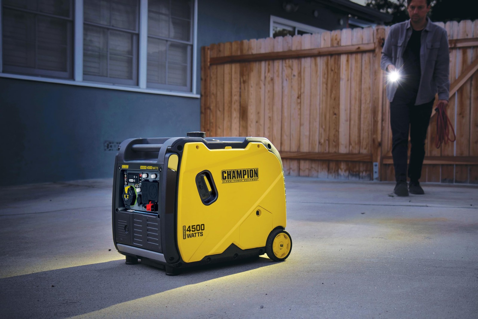 Champion Power Equipment 4500Watt RV Ready Portable Inverter Generator with Q…