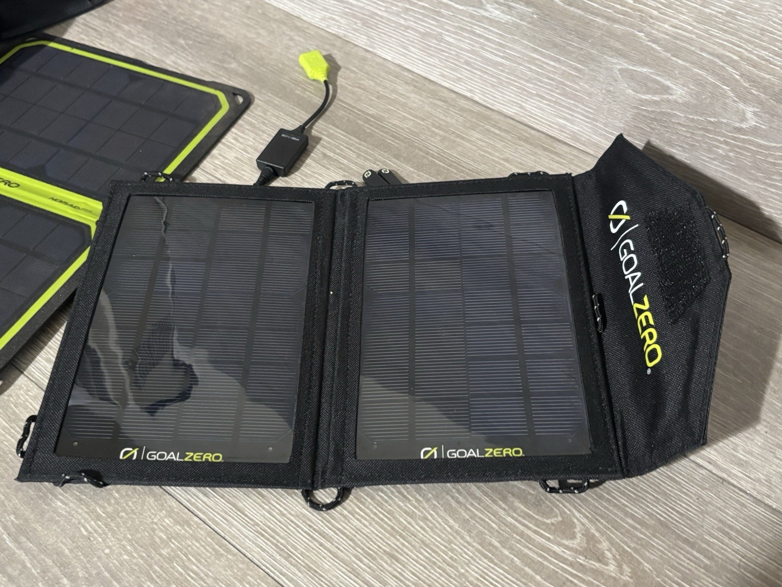 Lot of 2 Goal Zero Solar Panel – Nomad 7 Plus and Nomad 7 – SOLAR PANELS ONLY