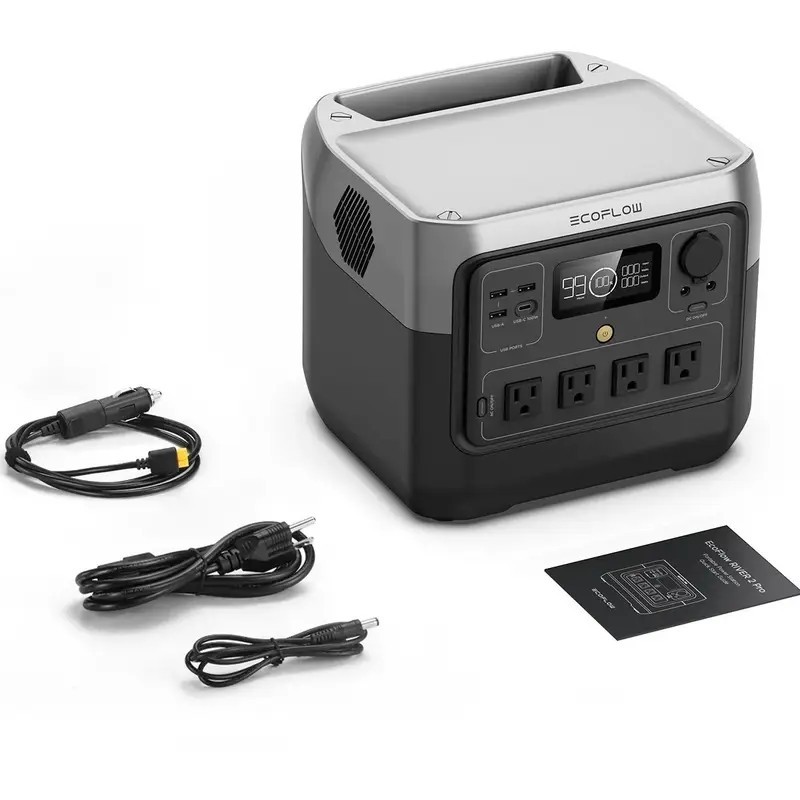 ECOFLOW Portable Power Station RIVER 2 Pro 700, 716Wh LiFePO4 Battery, 70 Min…