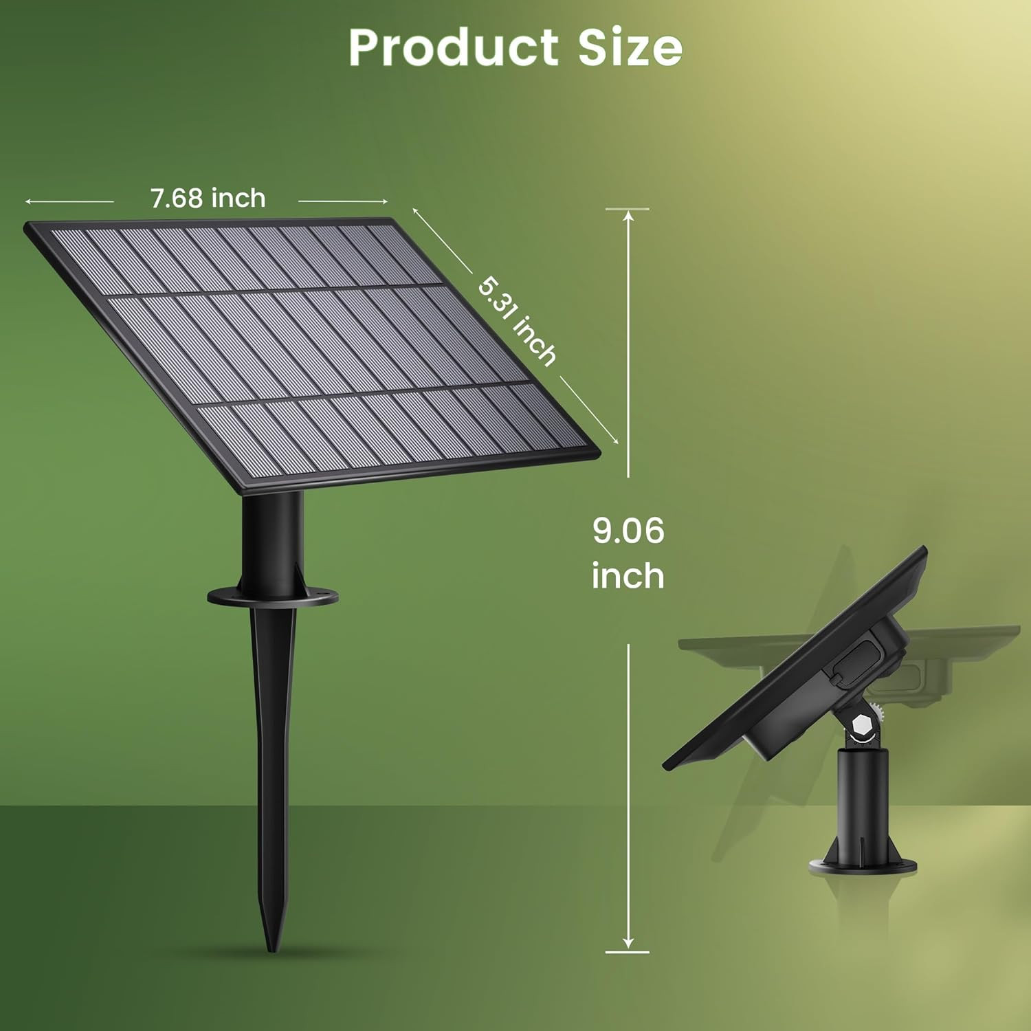 Replacement Solar Panel – Compatible with Solar Powered Outdoor String Lights –