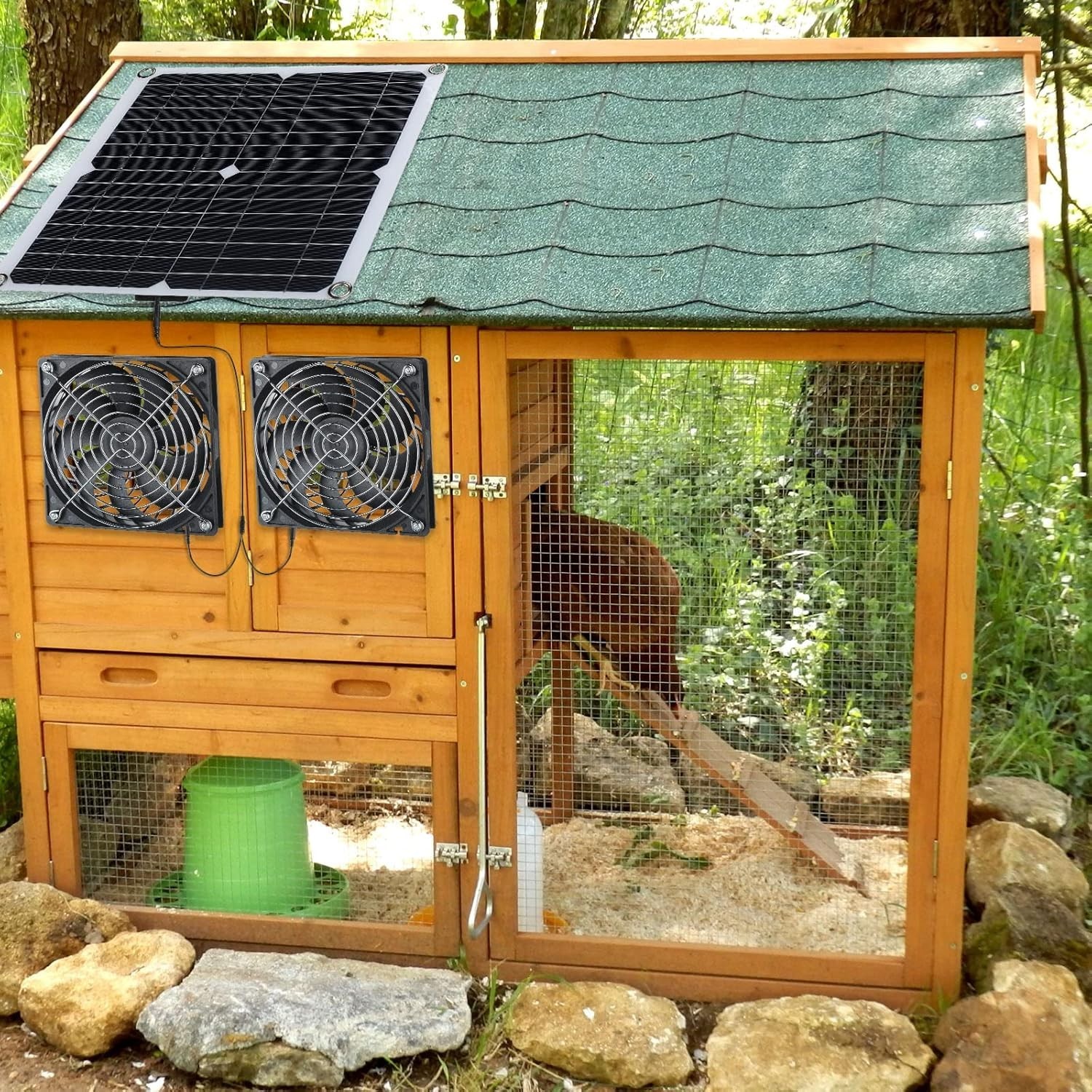 Waterproof Solar Ventilator Fan Set – 16V Power, 3 Speeds for Summer Comfort
