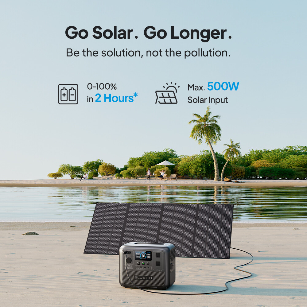 BLUETTI AC70 1000W/768Wh Portable Power Station+Optional Solar Panel