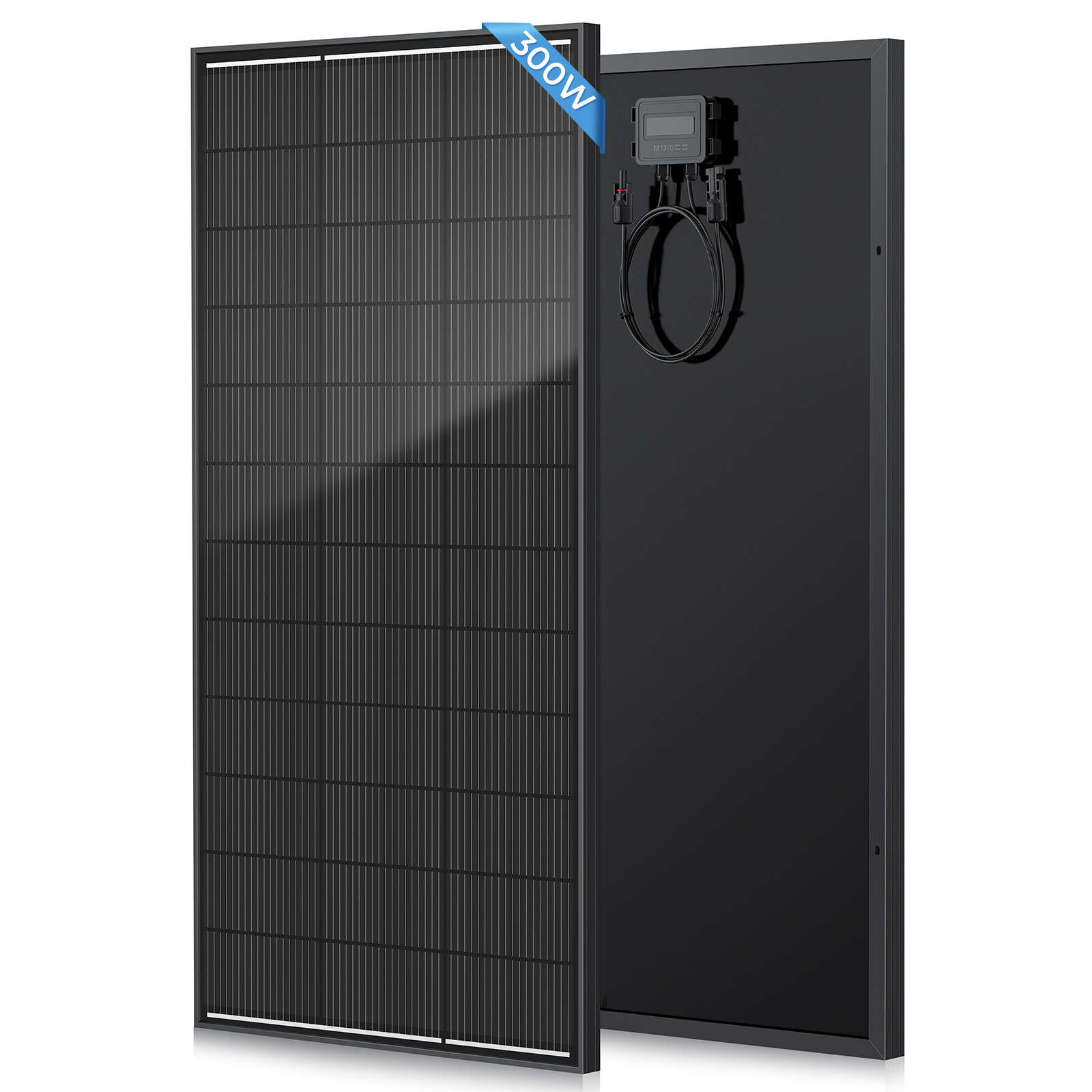 12V 300W 600W 1200W Watt Solar Panel High Efficiency N-Type 18BB Black Home RV