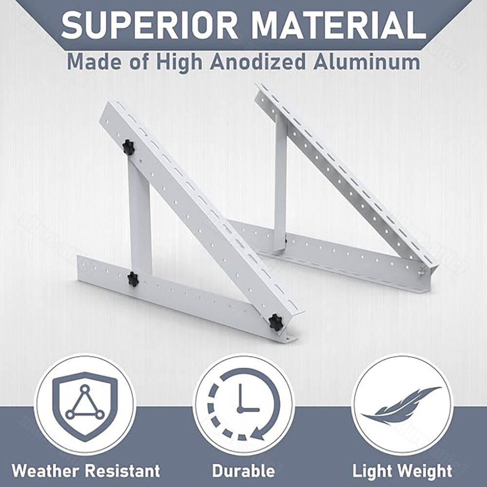 Solar Panel Tilt Mount Brackets Adjustable Angle Ground Wall Roof Boat Mounting