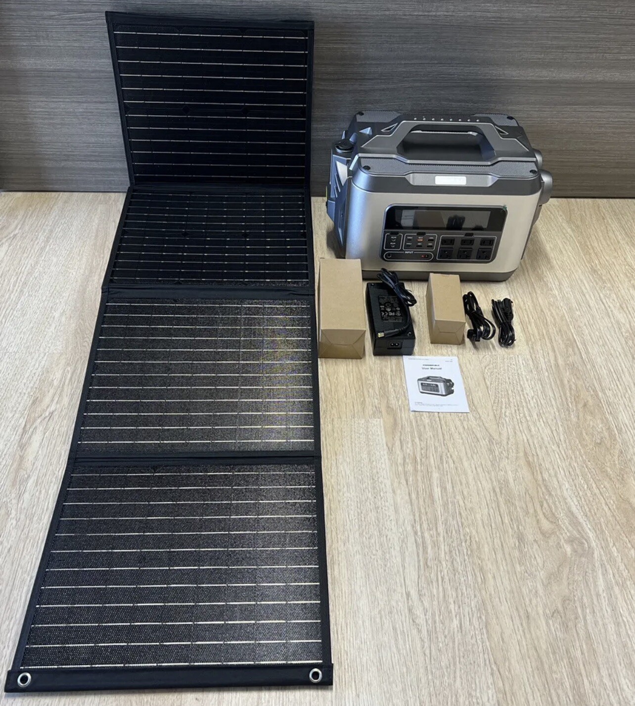 Portable Power Station 2200 Wh Solar Generator Home use,Outdoor Camping