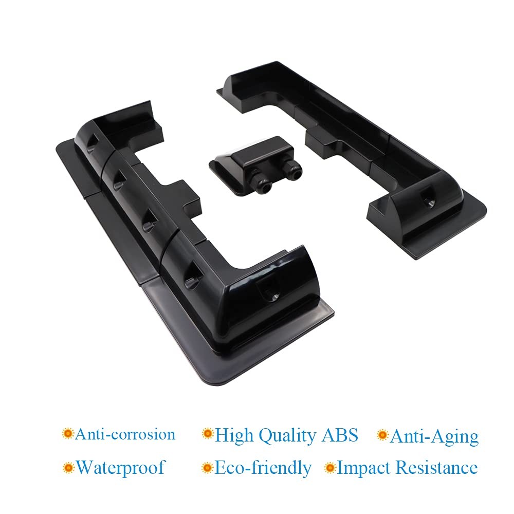 Solar Panel Mounting Brackets Abs Corner Bracket Kit 7pcs Drillfree Widely Used