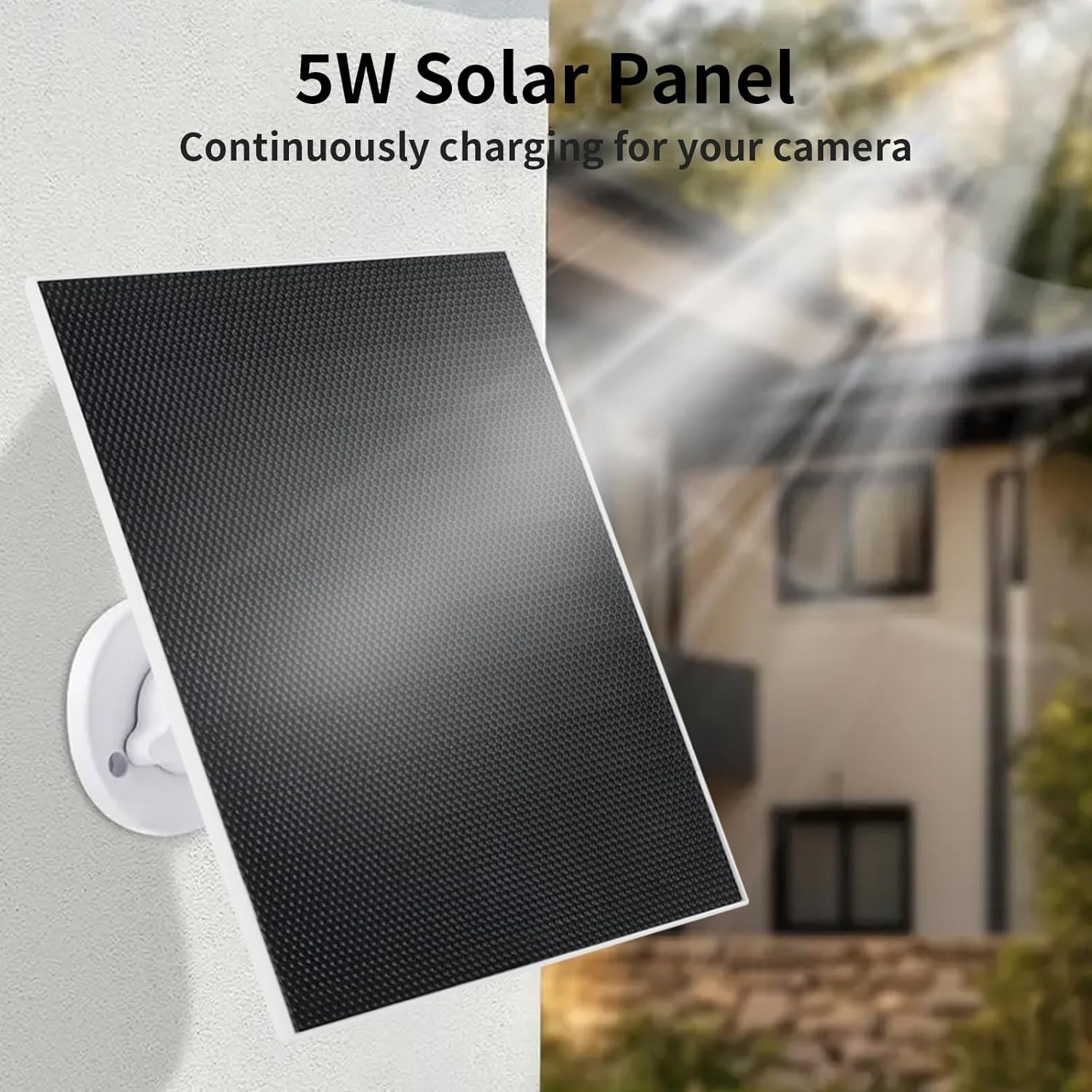 Ring Solar Panel Charger for Battery Cameras – Waterproof 5W Fast Charging & …