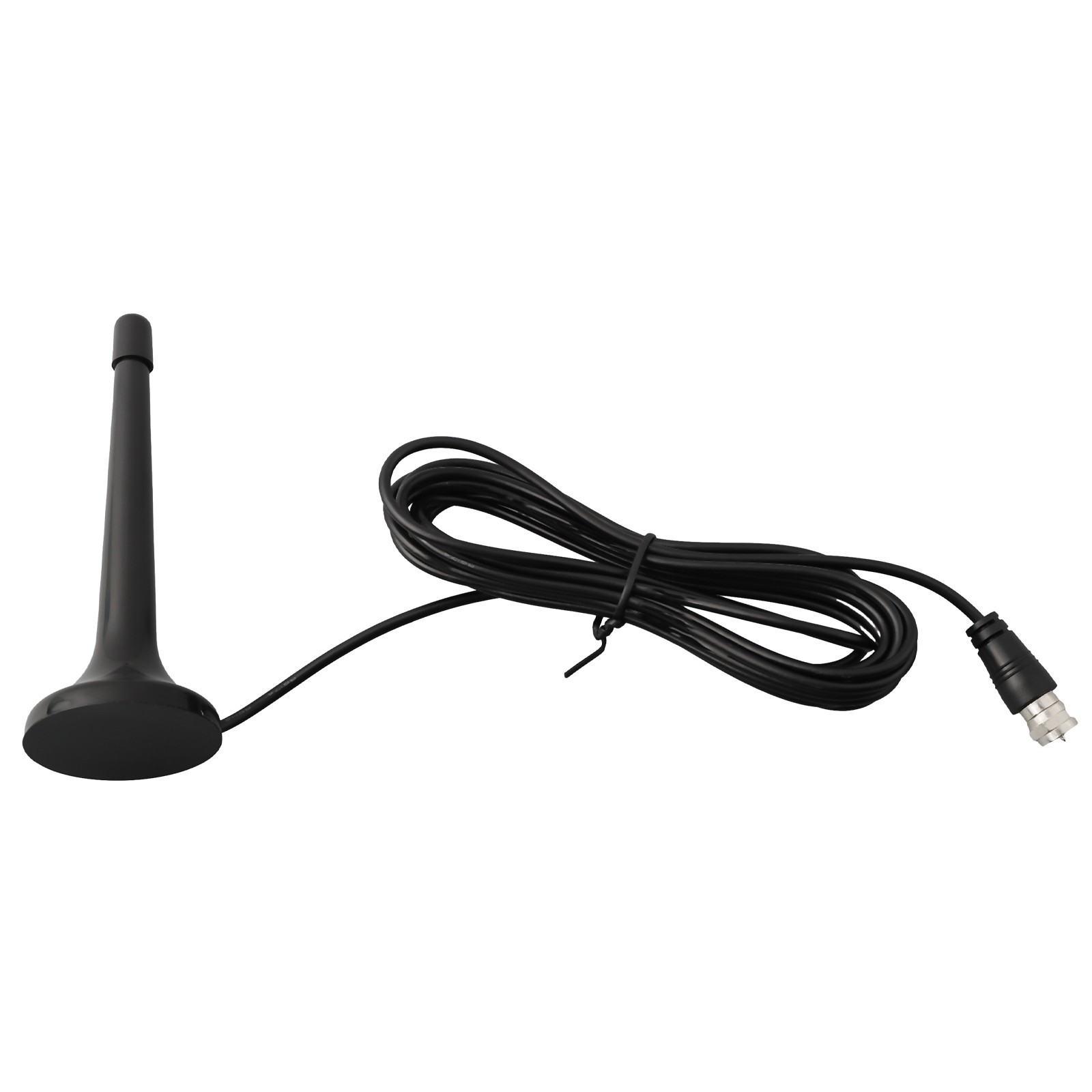 Telescopic Antenna for FM Radios with Magnetic Base and 3 Easy Connect Adapters