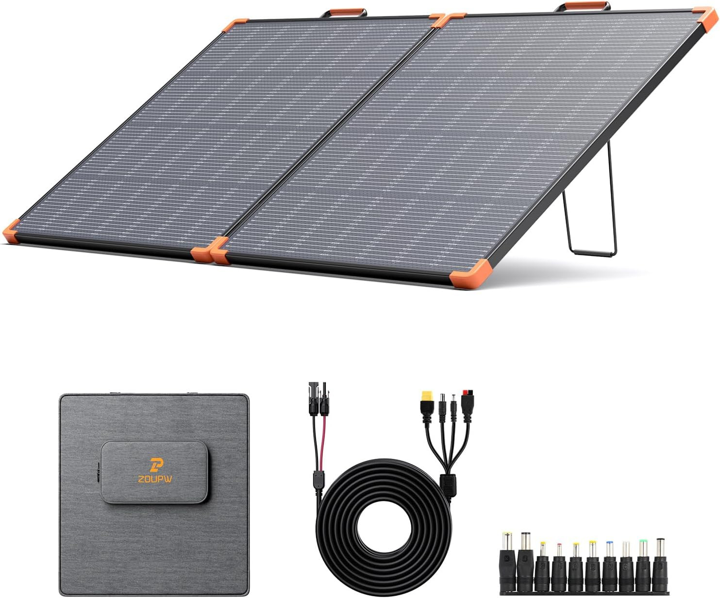 N-Type 16BB 180W Portable Solar Panel,Camping Essentials,Foldable Solar Charger