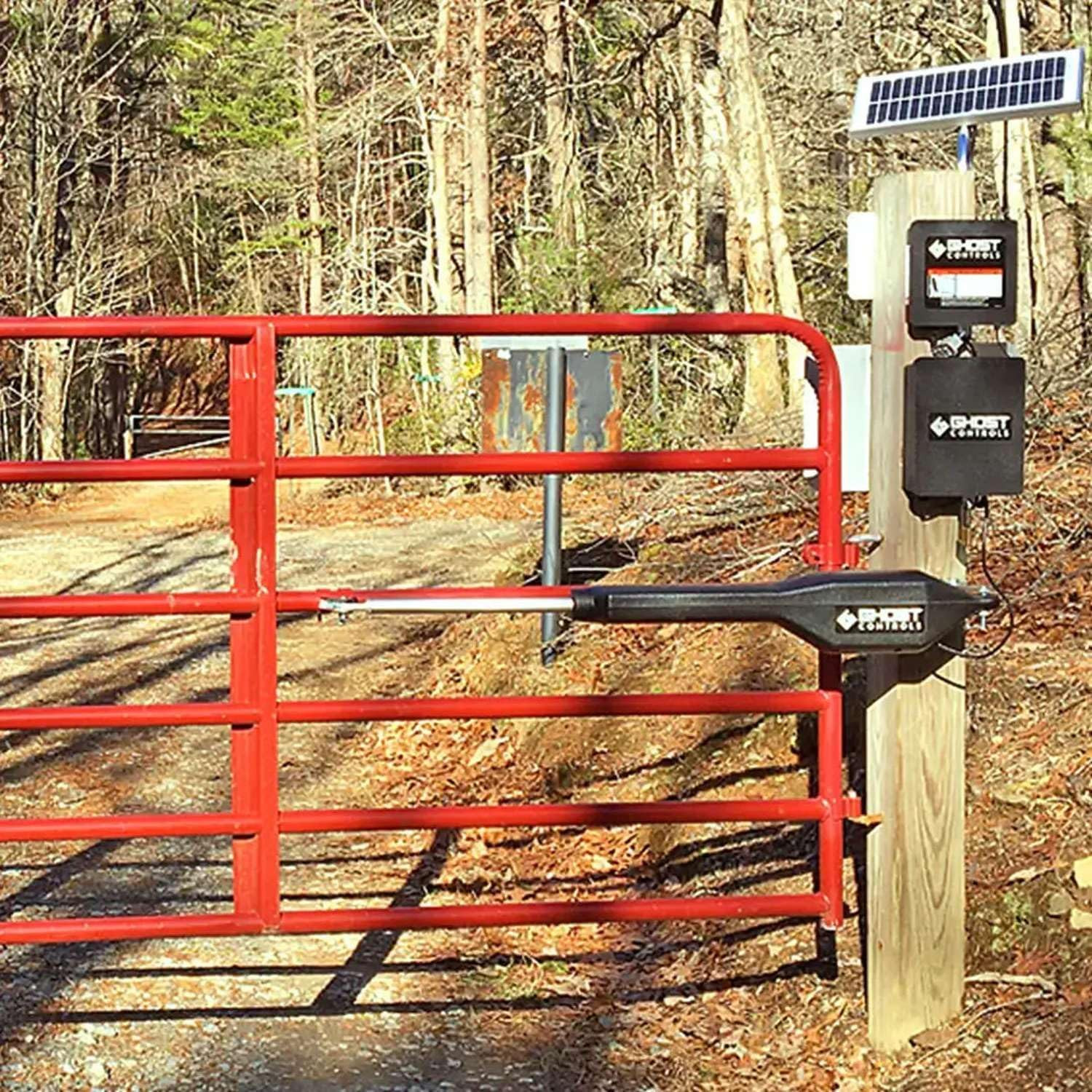 Ghost Controls Premium Monocrystalline Solar Panel for Automatic Gate Opener Sys