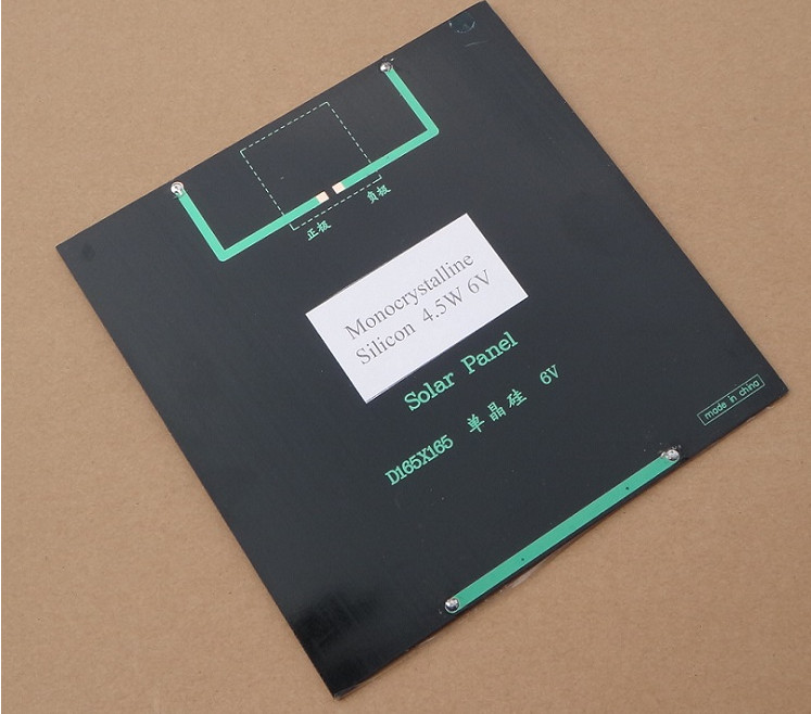 6V 4.5W Monocrystalline Mini Epoxy Solar Panel Photovoltaic Panel