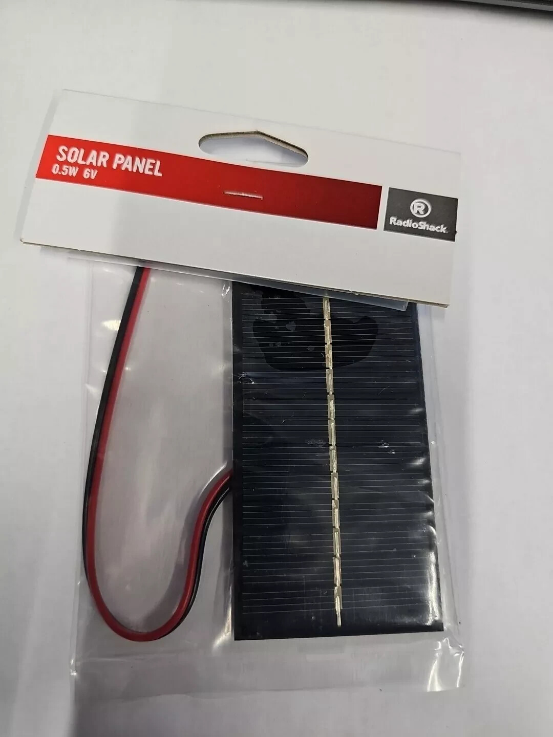 RadioShack 6v 0.5 Watts Solar Cell Energy Module Wire Tinned Leads 2770046 + FS