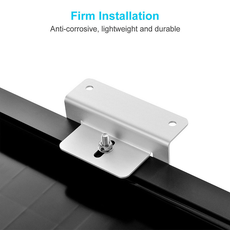 4/8sets of Solar Panel Z Bracket Solar Panel Mounting Mounts RV Boat Roof Wall