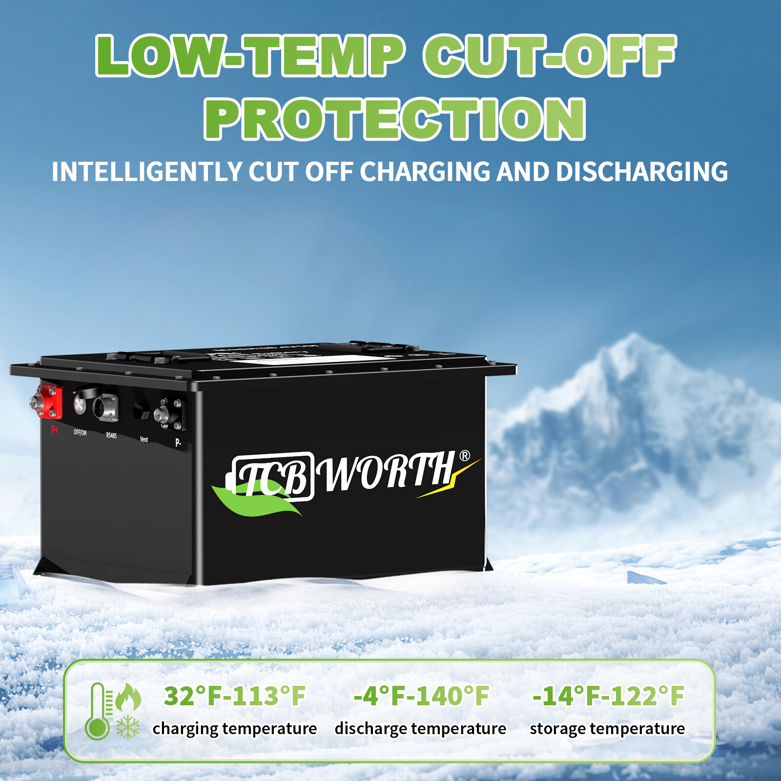 36V 100Ah Golf Cart Lithium LiFePO4 Battery 200A BMS Deep Cycle 10Years-Lifetime
