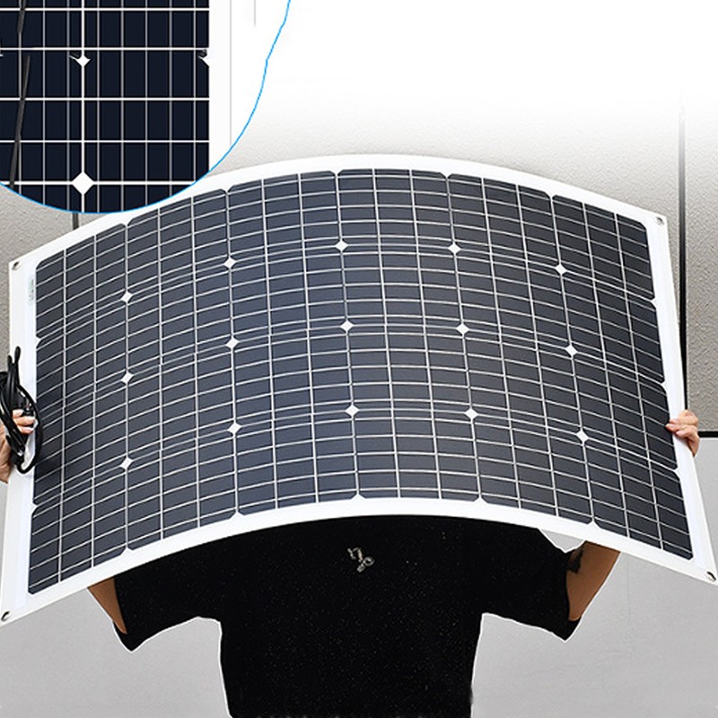 300W Flexible Solar Panel Module Battery Charger Kit Outdoor RV Marine Car 18V