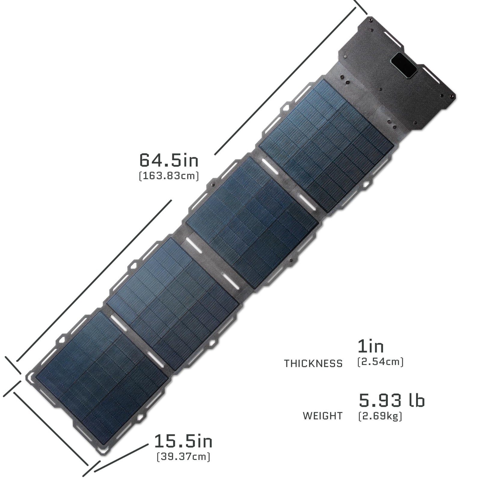 Dark Energy Spectre Folding 56W Solar Panel | Ultra-Durable and IPX7 Waterproof