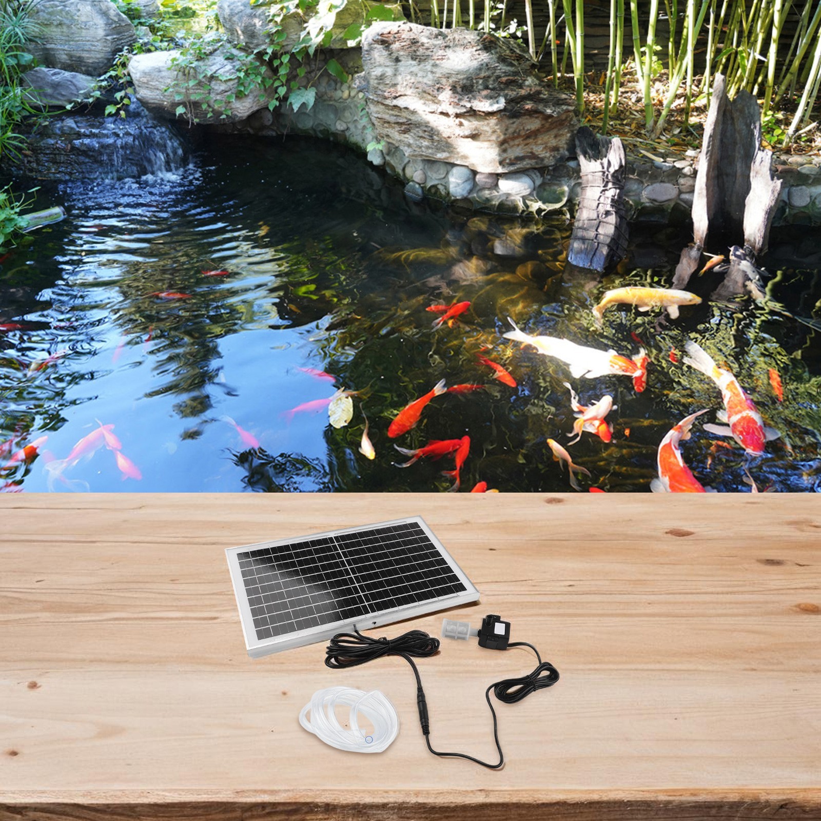 10W Solar Water Pump with Filter for Aquariums and Fish Pond Applications